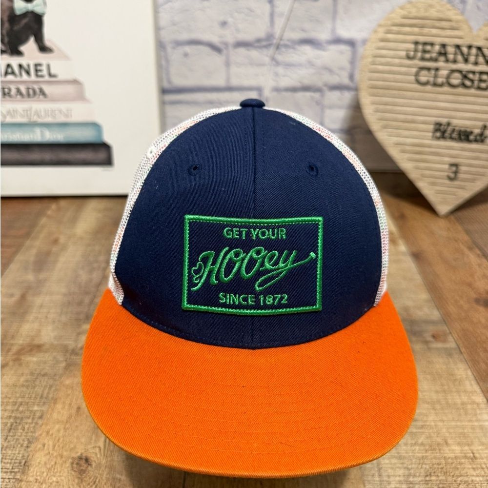 Hooey Mens Hat Baseball Cap Hooey Original Patch Mesh Snapback Blue Orange Green
